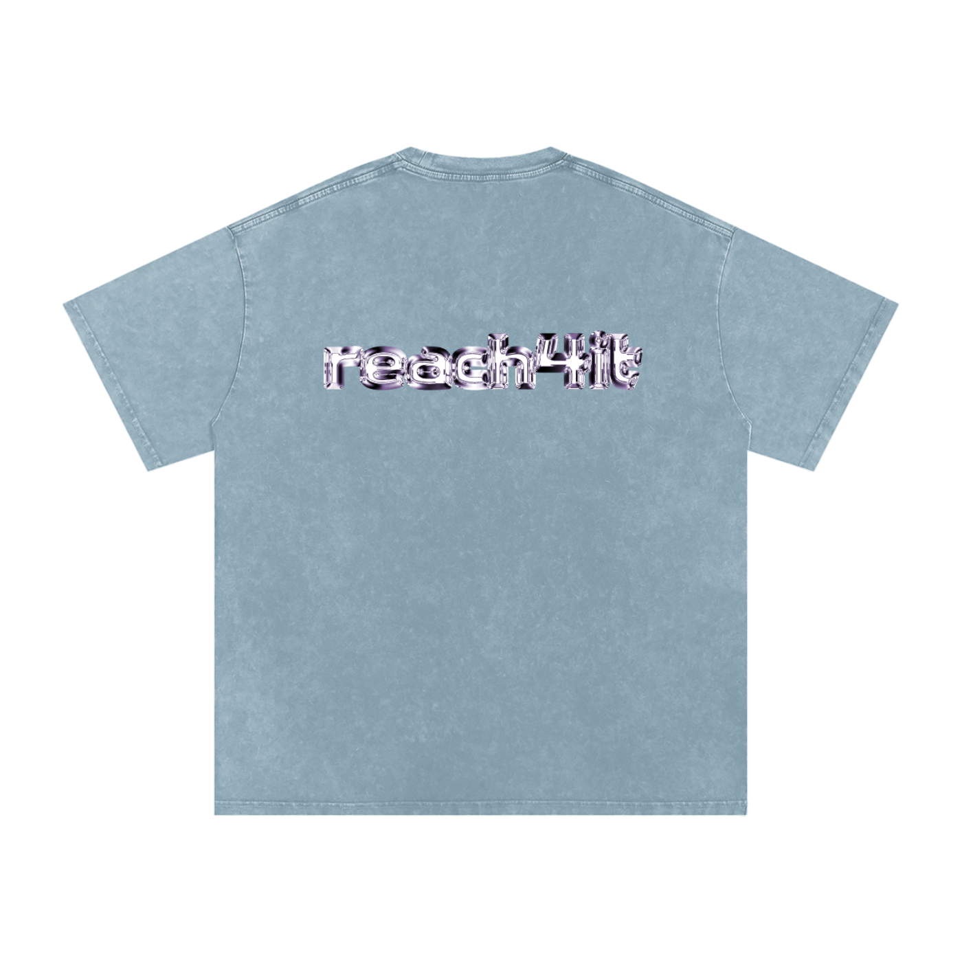 "THE FUTURE AWAITS"- Snow Washed Baggy T-Shirt.