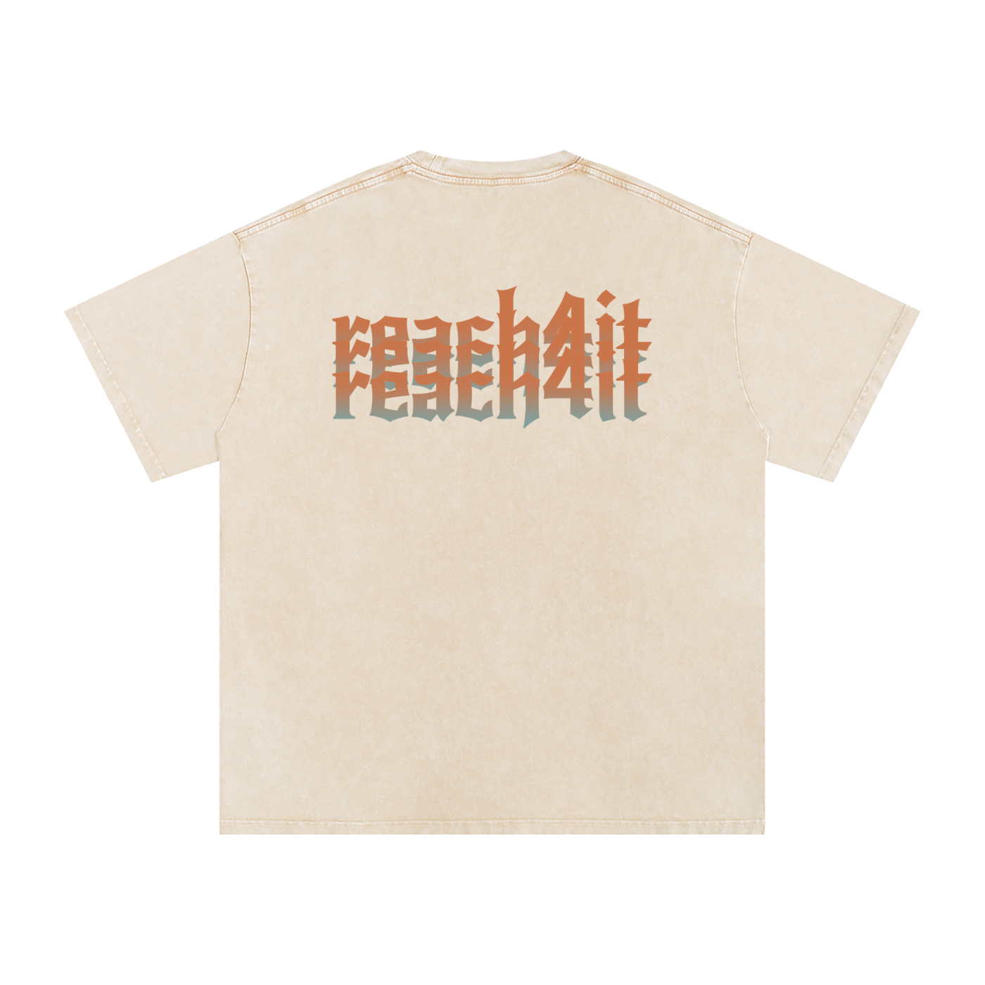 REACH4IT OMBRE TIGER SHIRT - Snow Washed T-Shirt