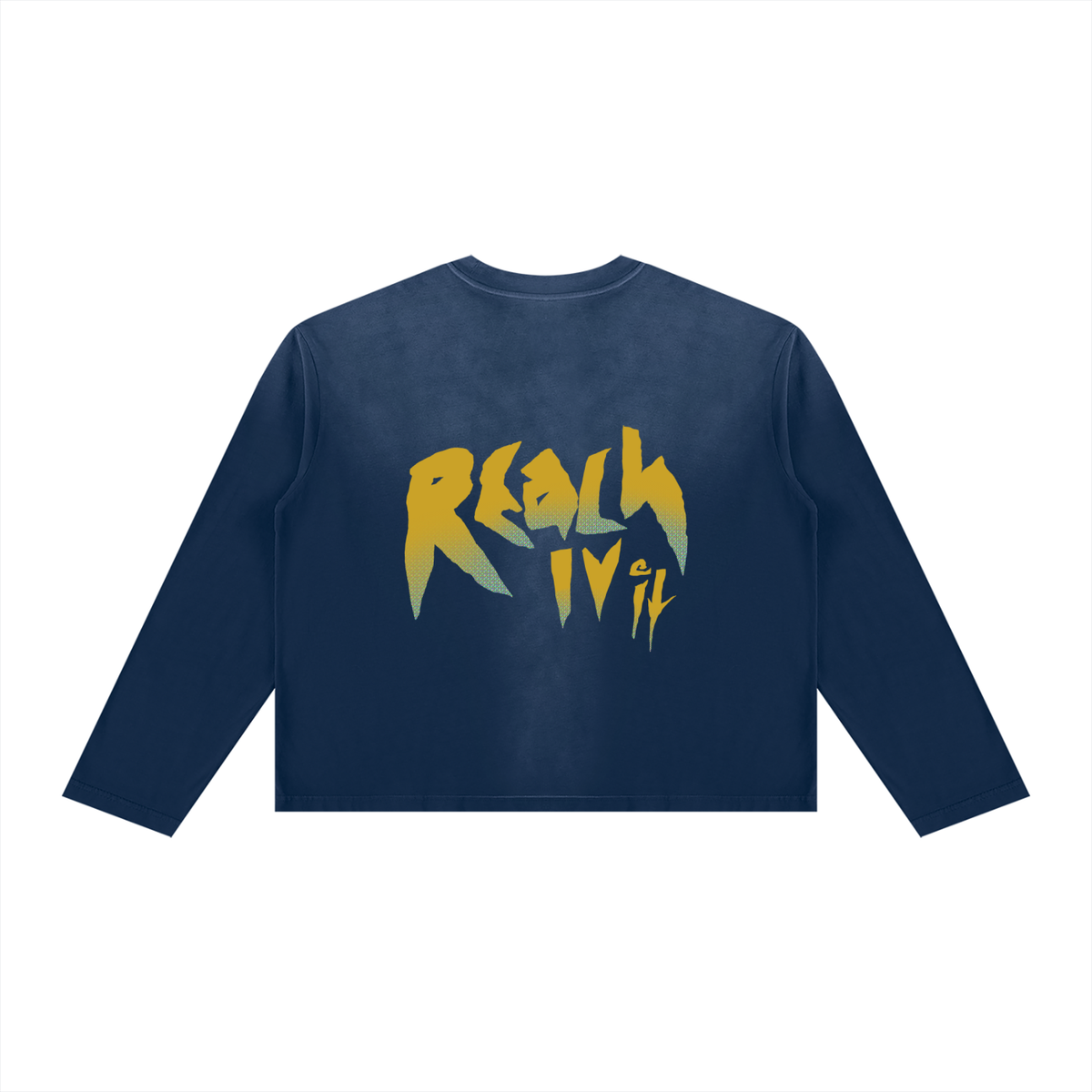 "FERAL" Sunfade Boxy Long Sleeve T