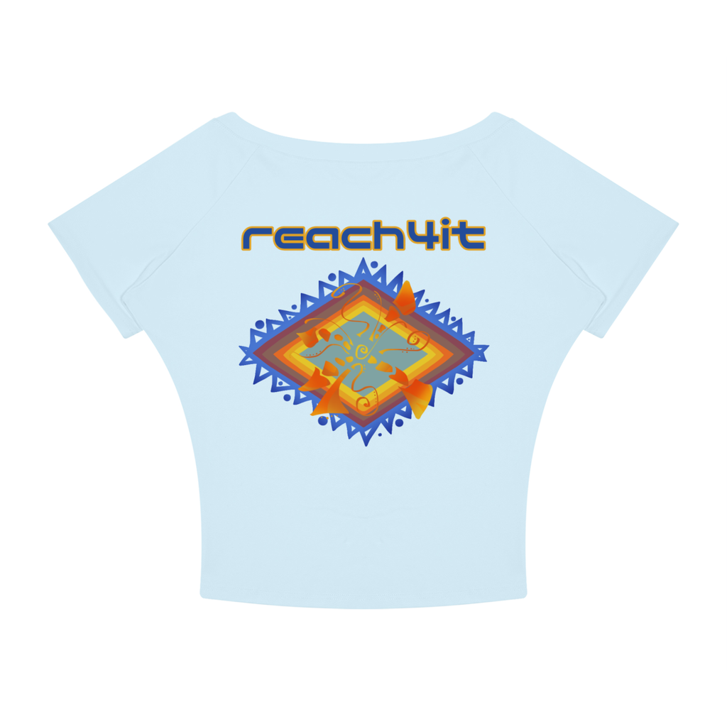 "SUNSHINE" - Women’s Boatneck Raglan Tee