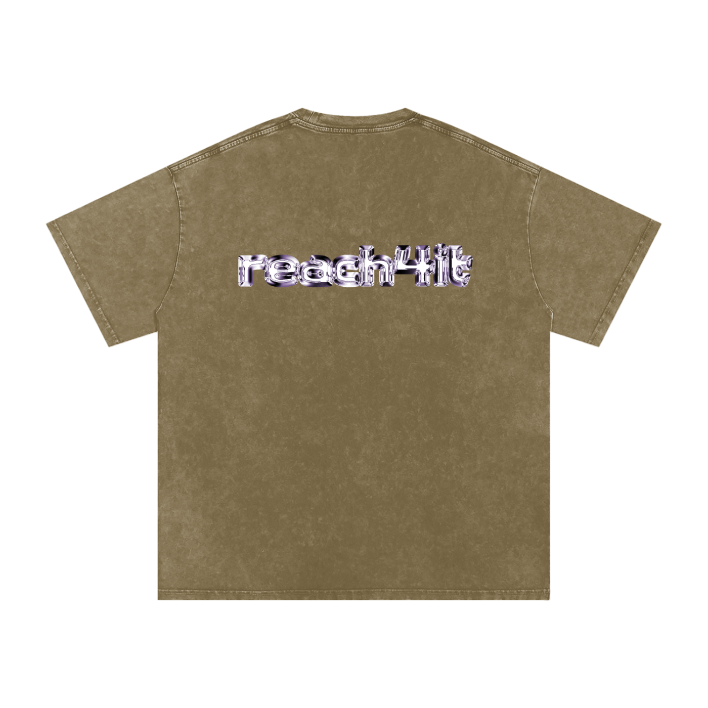 "THE FUTURE AWAITS"- Snow Washed Baggy T-Shirt.