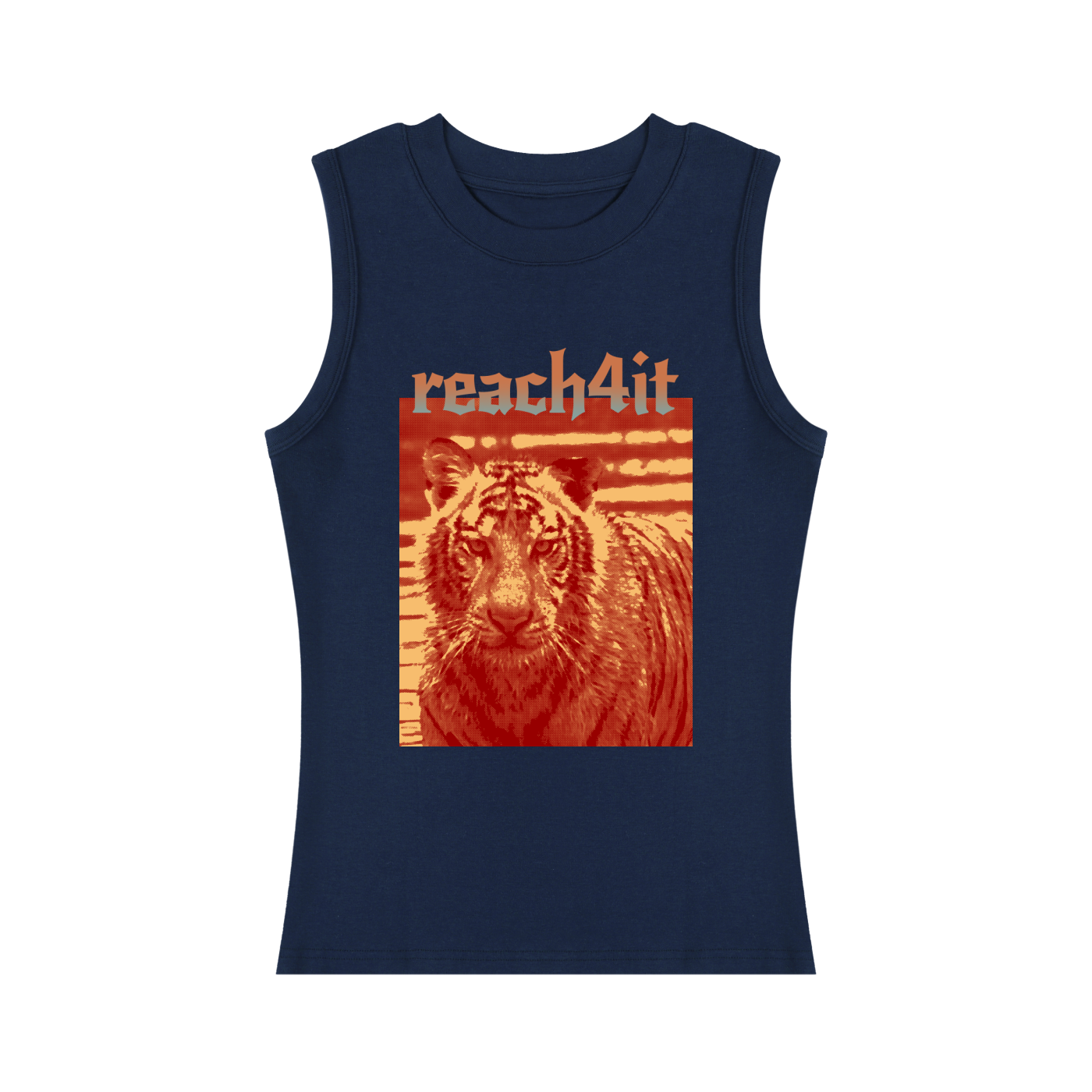 REACH4IT OMBRE TIGER - Women’s Slim Tank Top