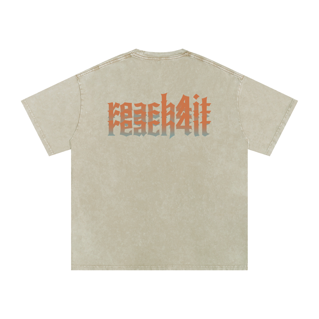 REACH4IT OMBRE TIGER SHIRT - Snow Washed T-Shirt