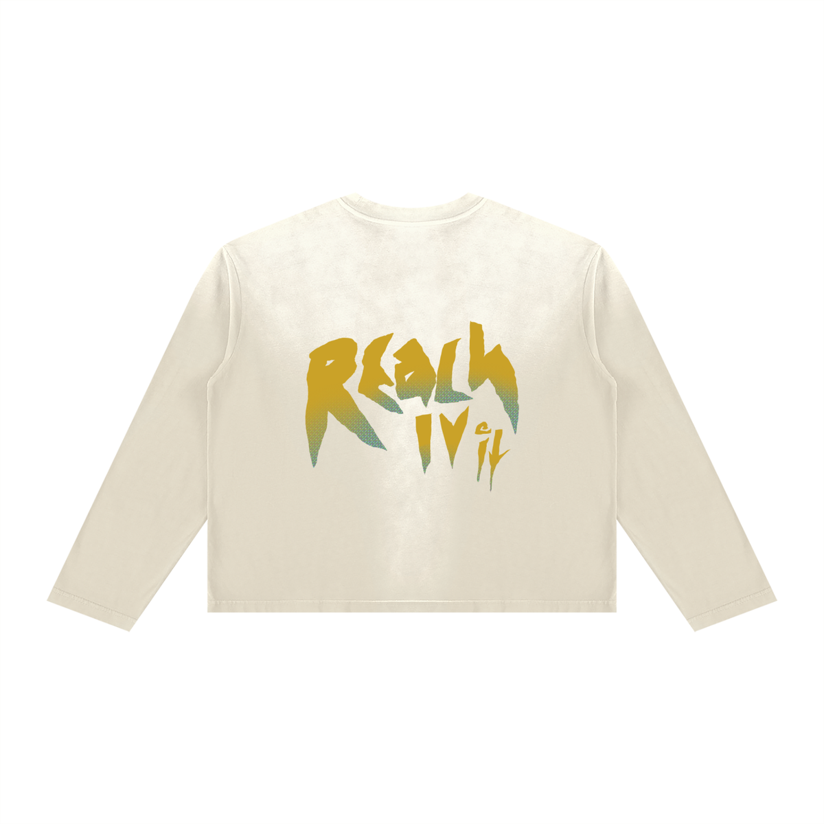 "FERAL" Sunfade Boxy Long Sleeve T
