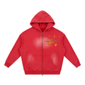 "SUNSHINE" - REACH4IT Sunfade Two-way Zipper Boxy Hoodie