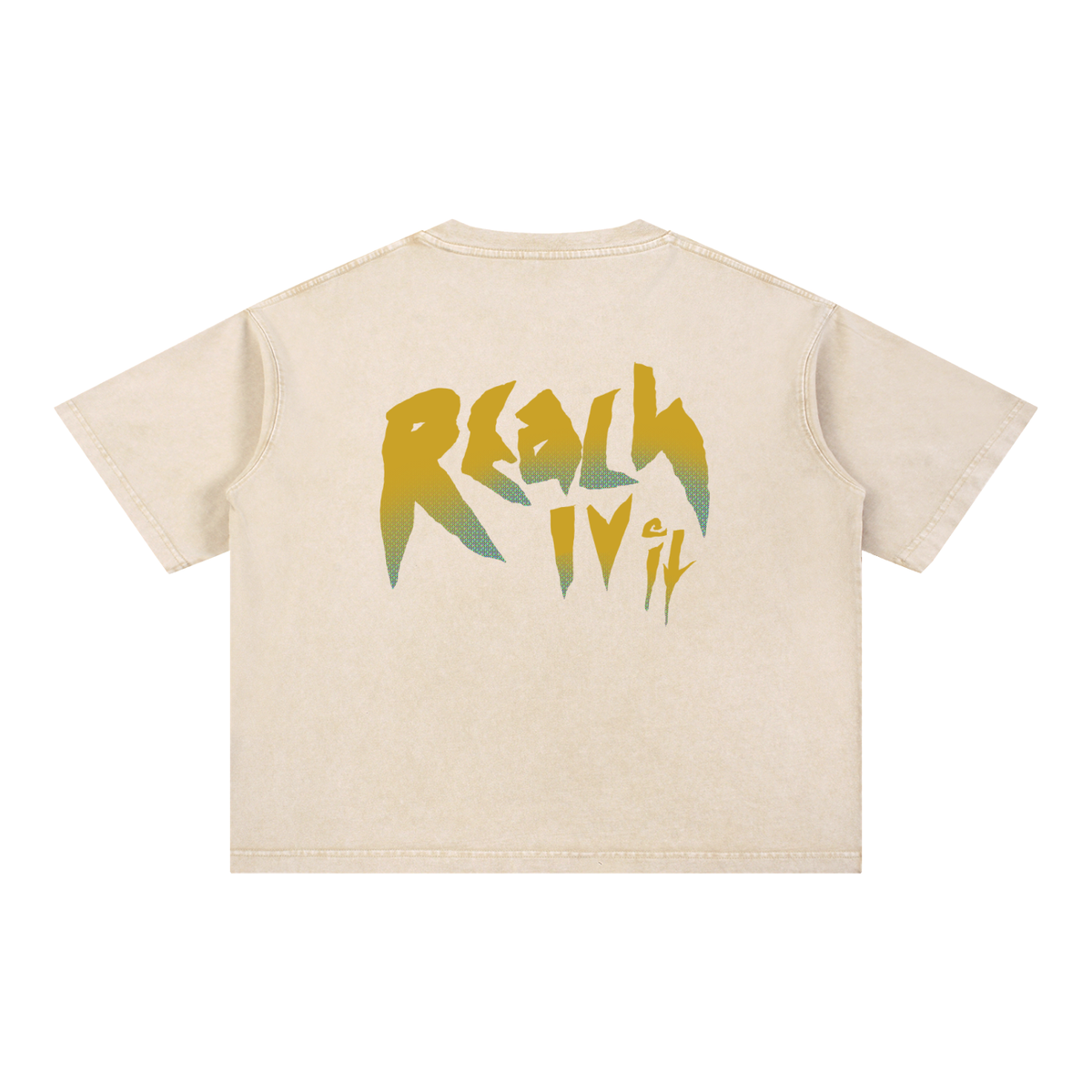 "FERAL" Snow wash T