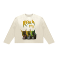 "FERAL" Sunfade Boxy Long Sleeve T