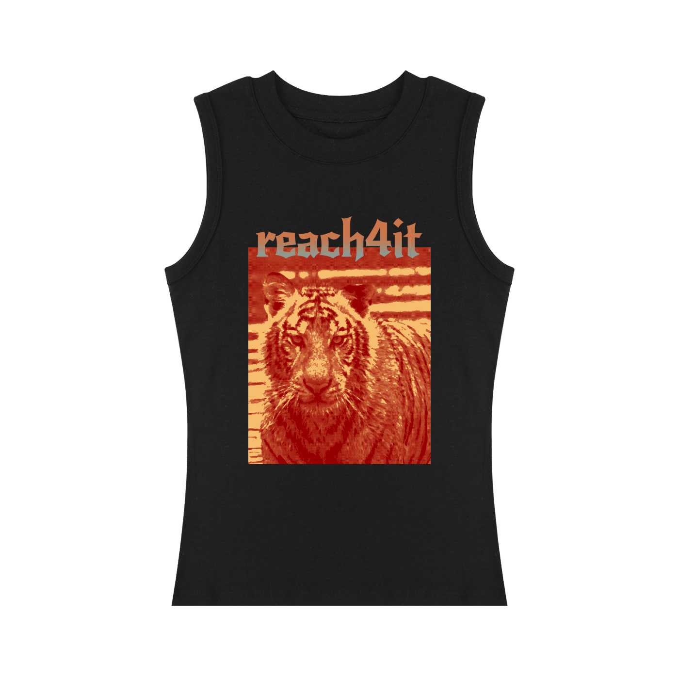 REACH4IT OMBRE TIGER - Women’s Slim Tank Top