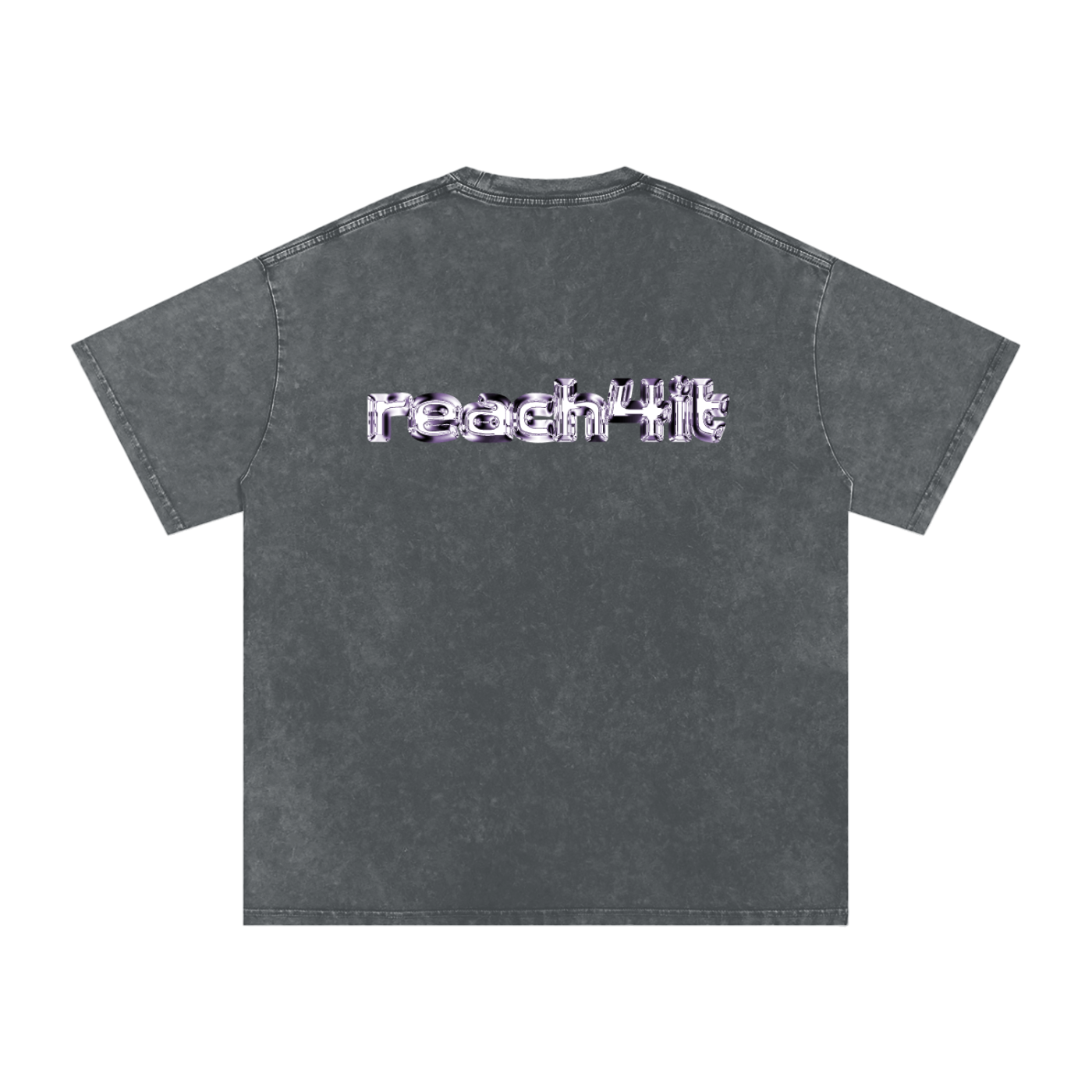 "THE FUTURE AWAITS"- Snow Washed Baggy T-Shirt.