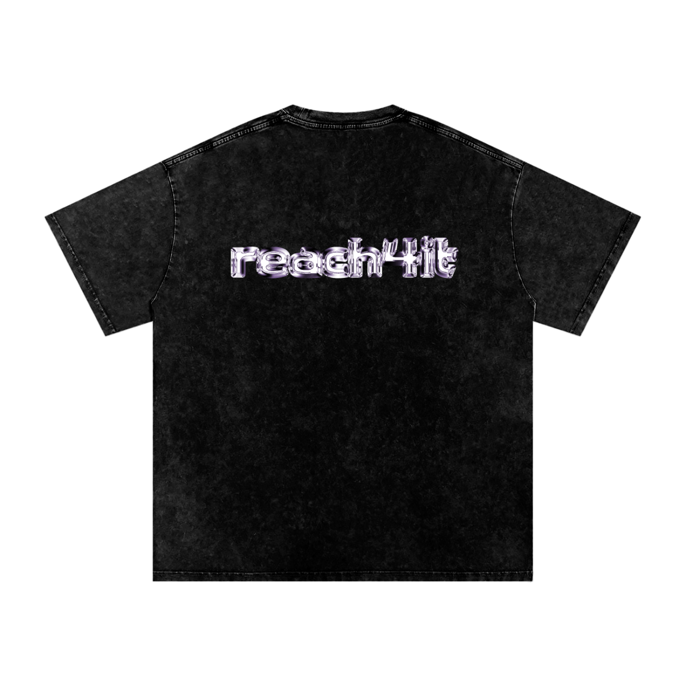 "THE FUTURE AWAITS"- Snow Washed Baggy T-Shirt.