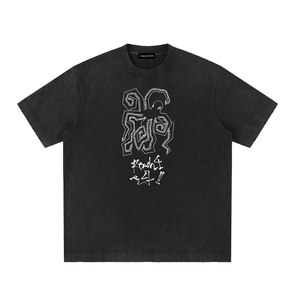 OCTOPUS - Heavyweight Vintage Washed Frayed T-Shirt