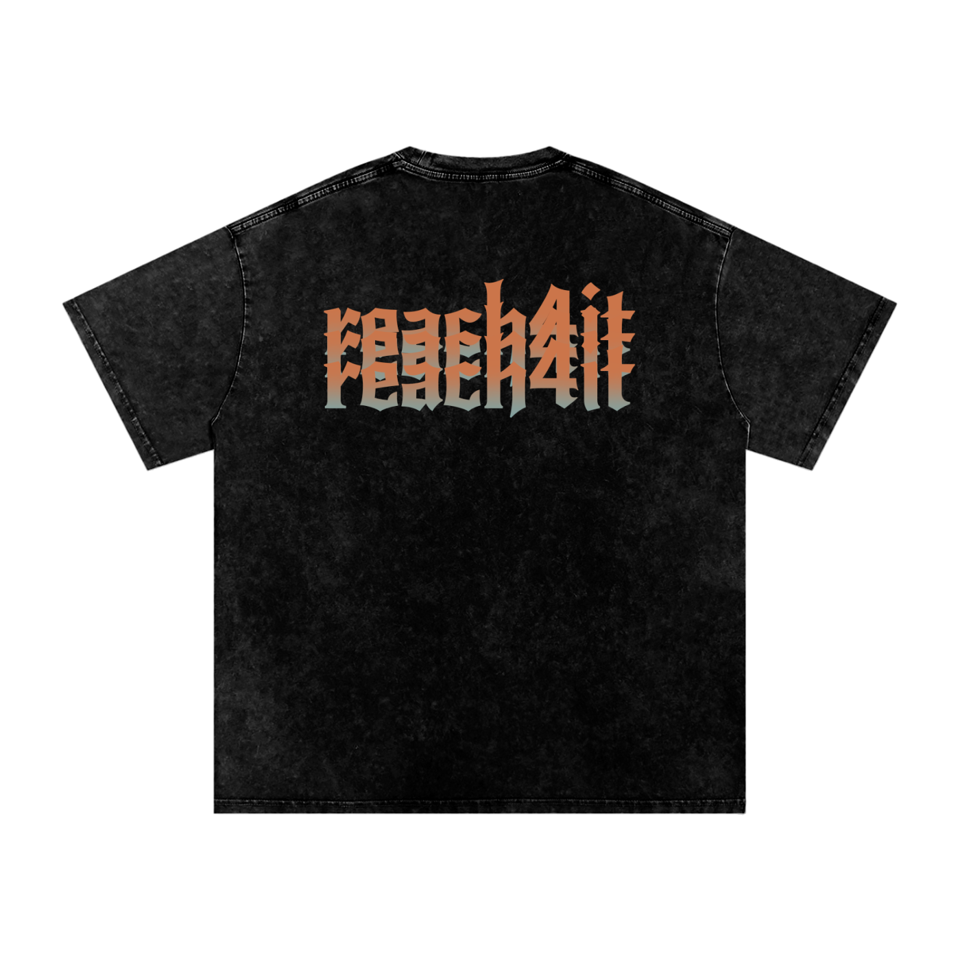 REACH4IT OMBRE TIGER SHIRT - Snow Washed T-Shirt