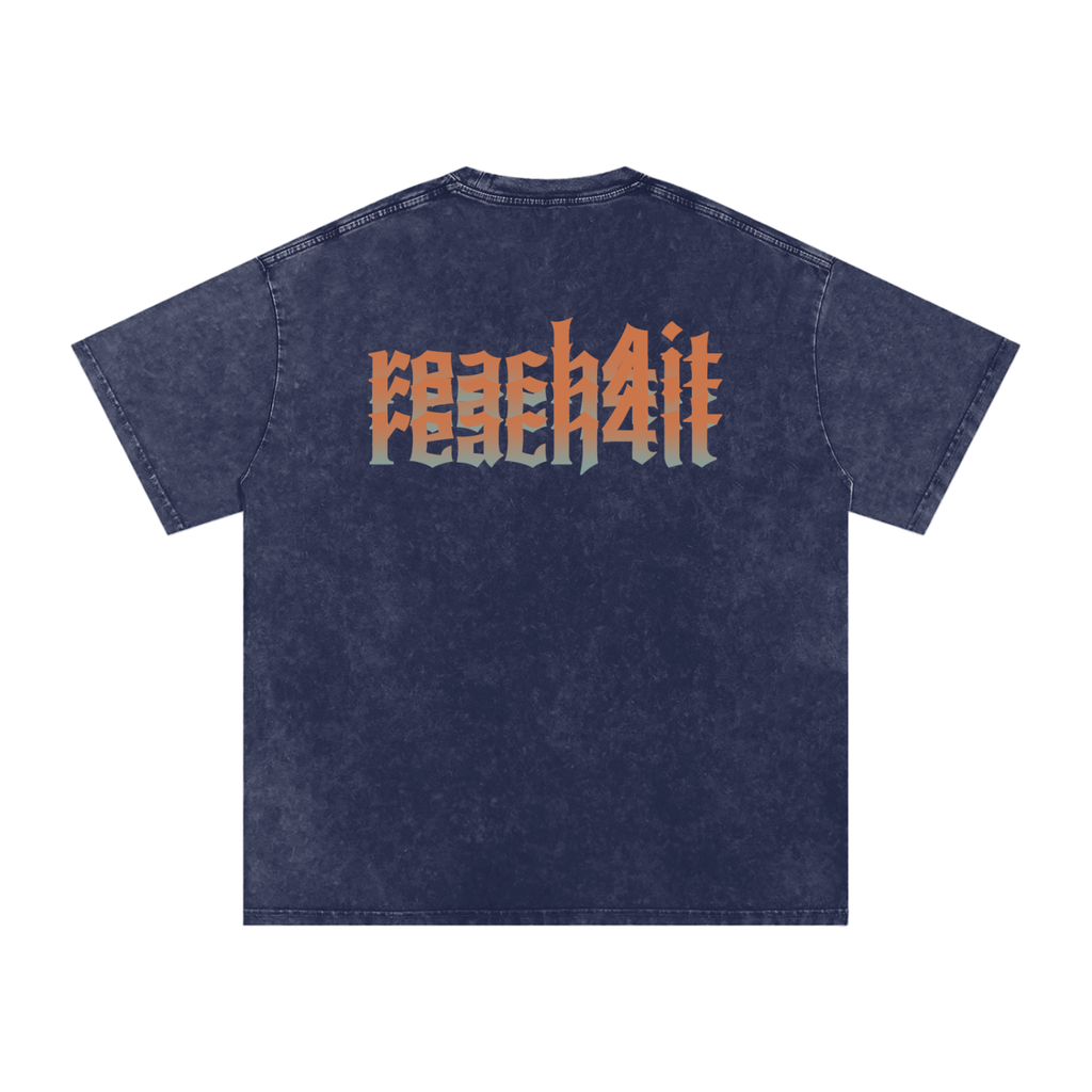 REACH4IT OMBRE TIGER SHIRT - Snow Washed T-Shirt
