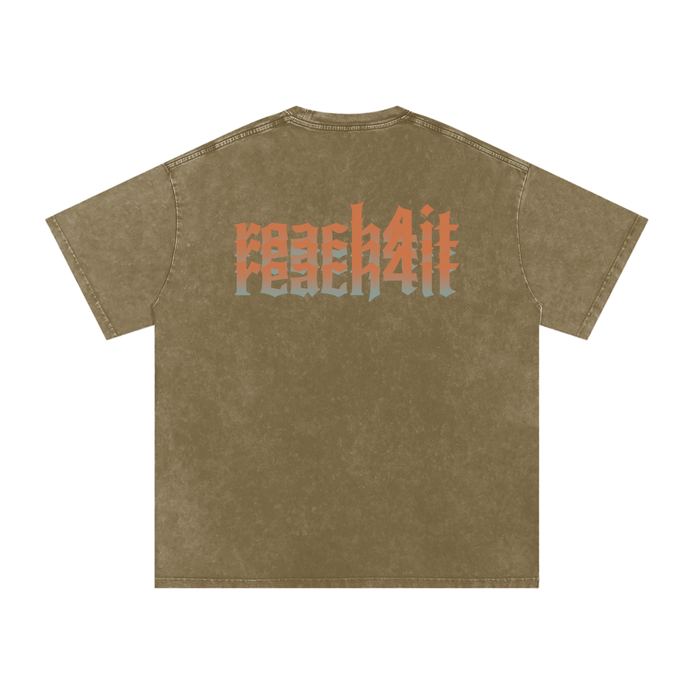 REACH4IT OMBRE TIGER SHIRT - Snow Washed T-Shirt