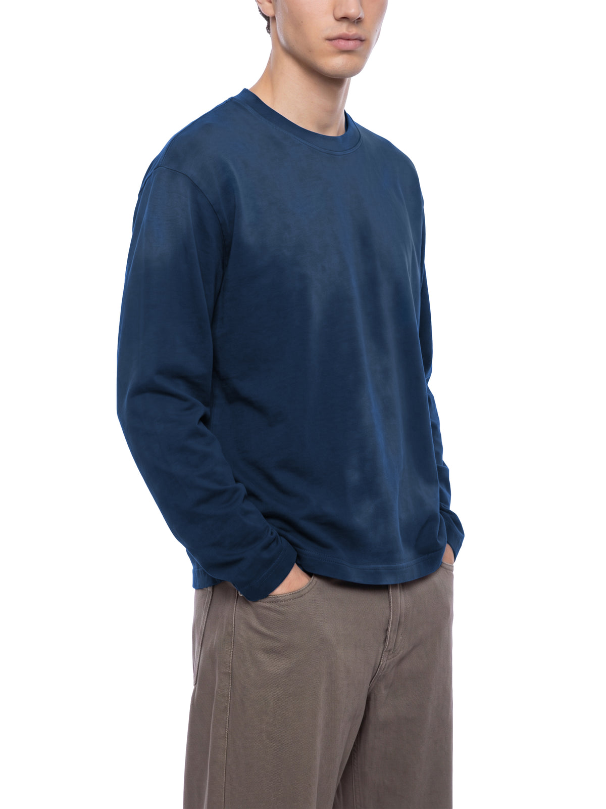"FERAL" Sunfade Boxy Long Sleeve T